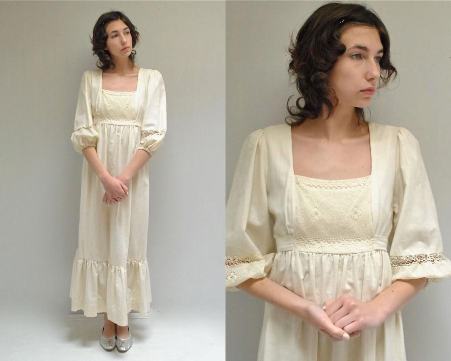 Mariage - Peasant Wedding Dress  //  Boho Wedding Dress  //  THE SERENADE