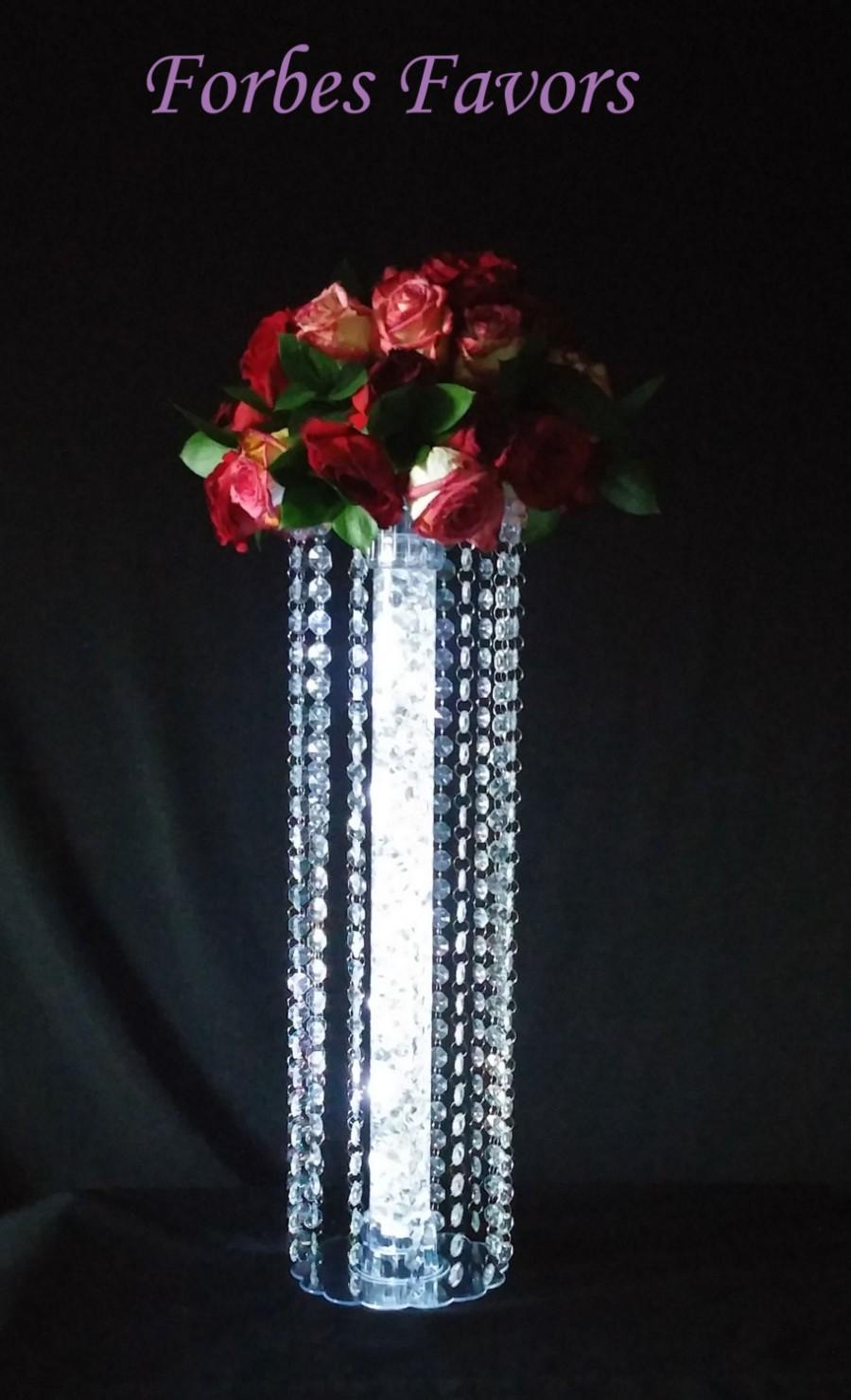 Mariage - Timeless Acrylic Crystal Dangle Event & Wedding Centerpiece