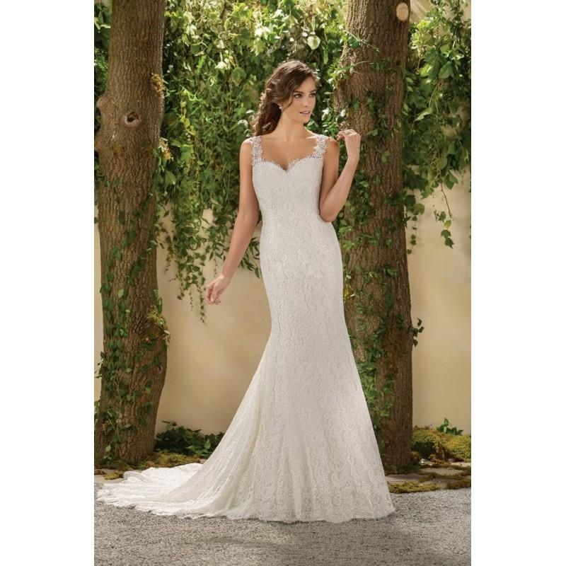 زفاف - Style F181009 by Jasmine Collection - Lace Floor length Sleeveless Fit-n-flare Sweetheart Dress - 2017 Unique Wedding Shop