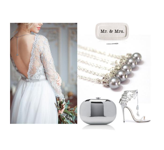 Mariage - Grey Wedding by Nicole Bridesmaids ...