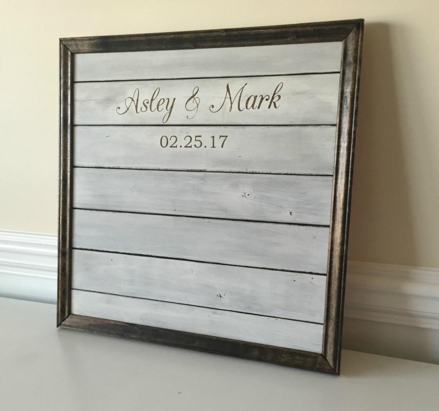 Mariage - Wood Guest Book- Wedding Guest Book Alternative- Wedding Guest Book- Wooden Wedding Guest Book- Rustic Wedding Guest Book