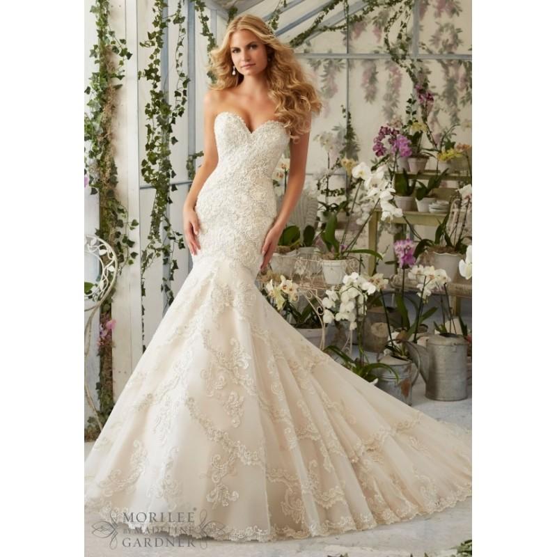 Hochzeit - Mori Lee Wedding Dress 2801 -  Designer Wedding Dresses