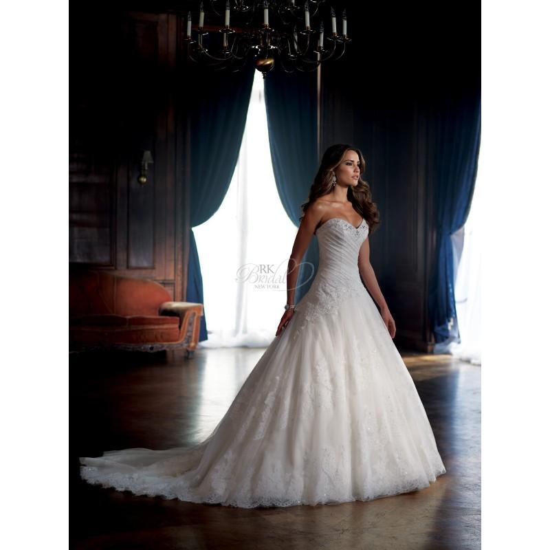 زفاف - David Tutera for Mon Cheri Fall 2013 - Style 213250 Dallas - Elegant Wedding Dresses