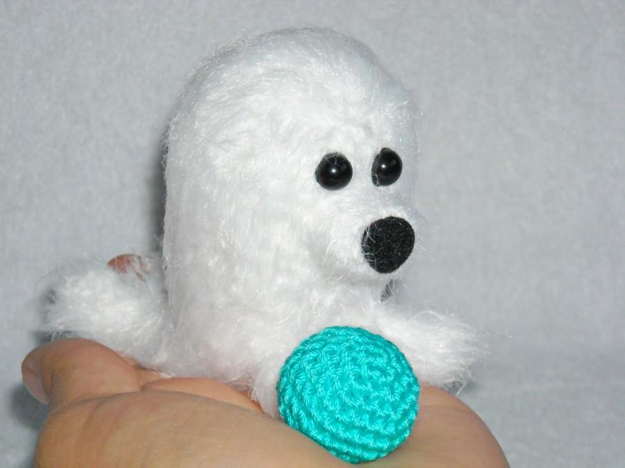 Wedding - Amigurumi Seal Baby - baby seal crochet, amigurumi baby fur seal softie, crochet seal plush, toy Baby Harp Seal, kawaii seal, sea animal