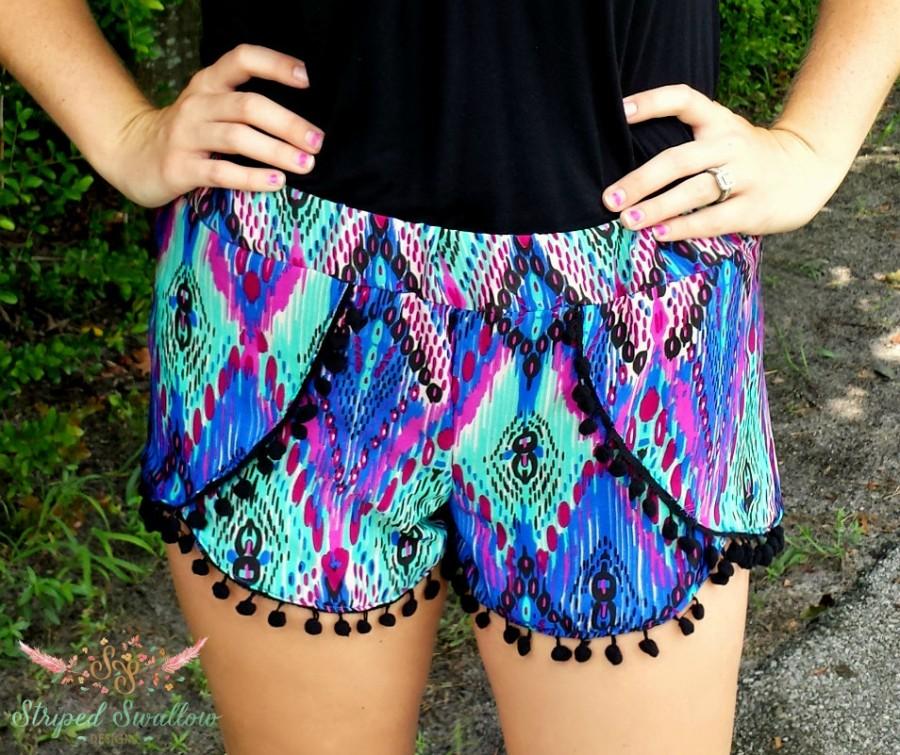 زفاف - Women's Coachella Shorts PDF Sewing Pattern ... Sizes XS-XXL