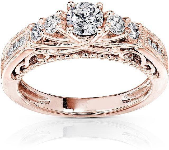 زفاف - Why Every Bride Will Want A Rose Gold Ring This Year