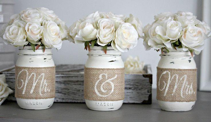 Mariage - Rustic Wedding Table Decor,Rustic Bridal & Engagement Gift