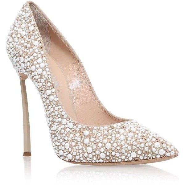 Mariage - Casadei Blade Jewelled Court Shoes