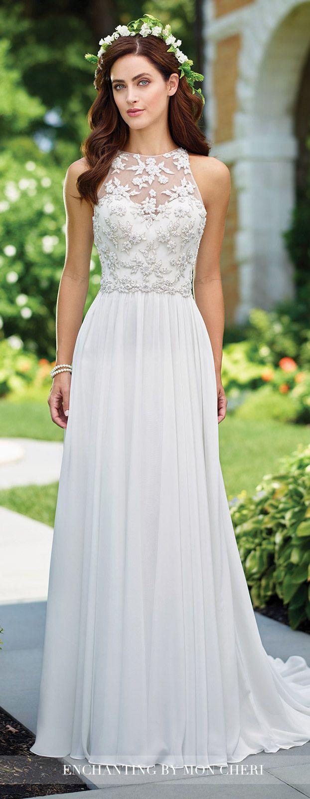 Hochzeit - Chiffon A-Line Wedding Dress- 117174- Enchanting By Mon Cheri