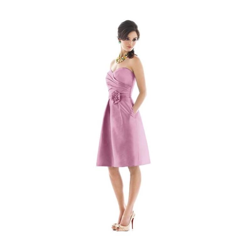 Wedding - Alfred Sung Pleated Surplice Short Bridesmaid Dress D496 by Dessy - Brand Prom Dresses