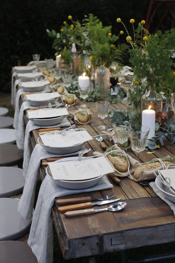 Hochzeit - Al Fresco Dining At Home - Wit & Delight