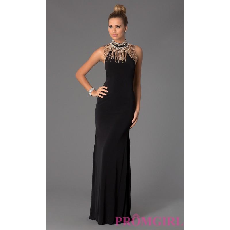 زفاف - Floor Length Halter JVN by Jovani Dress - Brand Prom Dresses