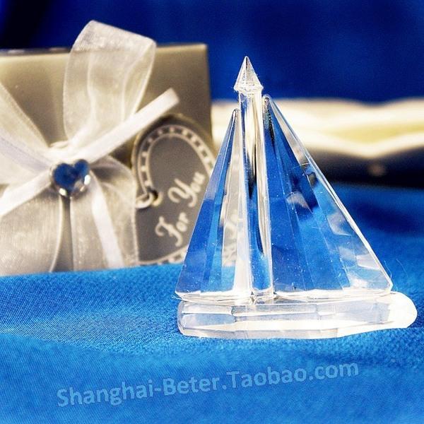 Свадьба - Beter Gifts®  Crystal Effect Sailboat Favors  BETER-SJ021 BeterWedding