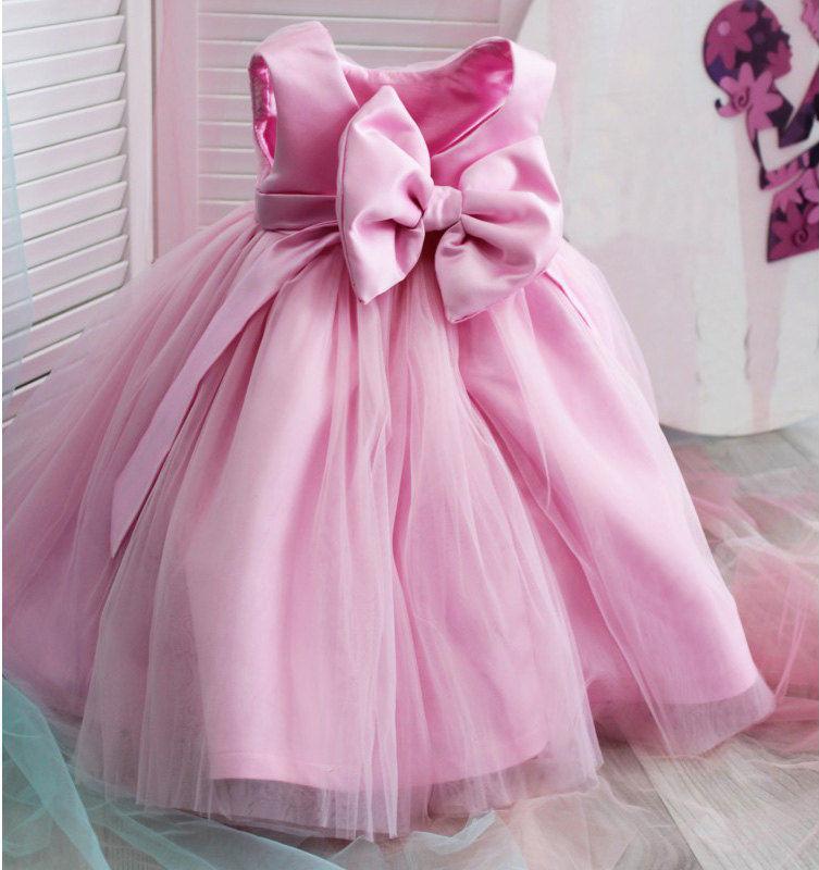 Свадьба - Flower Girl Dress, Ivory Flower Girl Dress, Ivory Tulle Lace Flower Girl Dress,Birthday Wedding Party Holiday Bridesmaid, Pink Dress,Tiffany