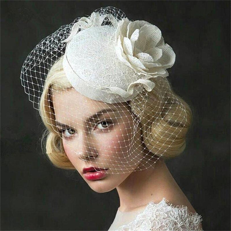 Hochzeit - ELLA is an alluring vintage bridal headpiece