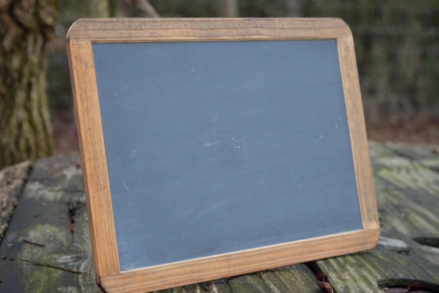 Mariage - Collapsible Self Resting Framed Rustic Chalkboard Sign - 7x10 Size Chalkboard - Shabby Chic - Chalkboard Photo Prop - Chalkboard Display