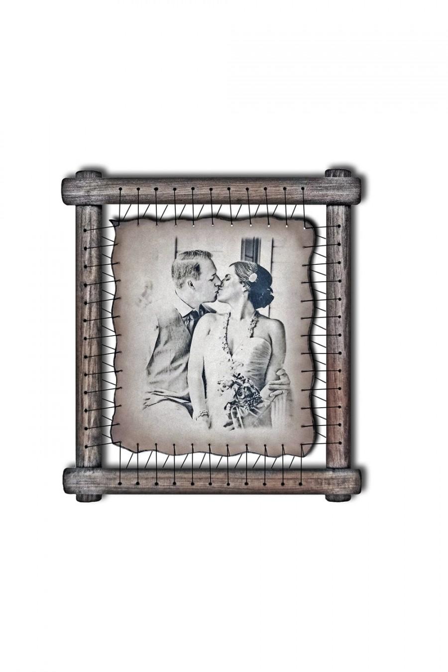 Mariage - Wedding Anniversary Gifts For Husband Leather Personalised Portrait From Photo 3rd Wedding Anniversary Greetings For Wife Presents For Her