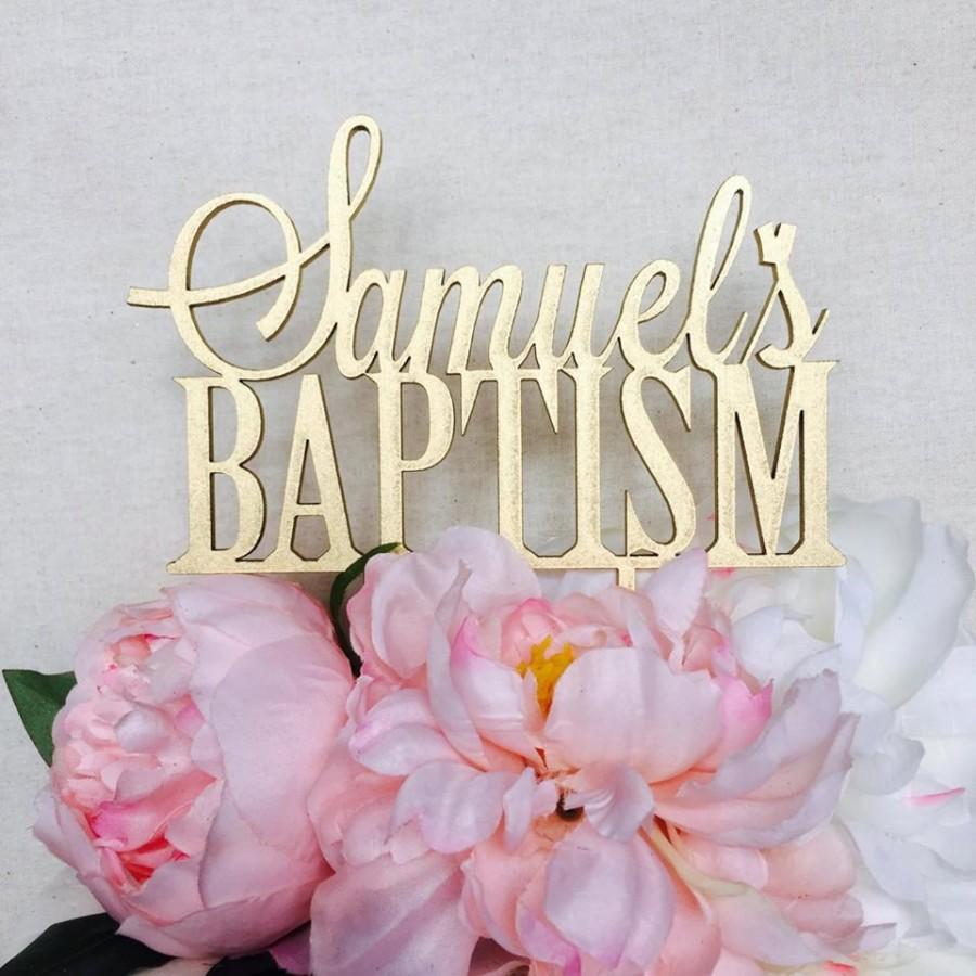 Baptism Cake Topper Cake Topper Personalised Cake Toppers Baptism