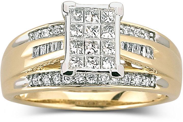 Wedding - MODERN BRIDE 1/2 CT. T.W. Diamond Bridal Ring 10K Gold