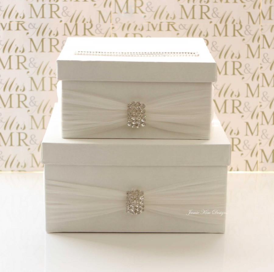Mariage - Wedding Card Box, Money Box, Gift Card Holder- Custom Made to Order