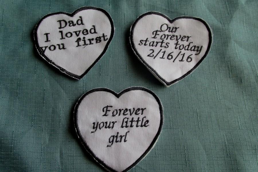 Hochzeit - Wedding Patches, Tie Patches, Memory Patches