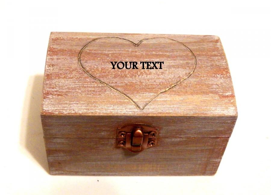 Mariage - Rustic Wooden Box, Wedding Box Parties Sign, Wedding Signs, Wood Wedding Favors, Housewarming, Custom Box, Bridesmaids Gift, Groomsmen Gift - $19.00 EUR