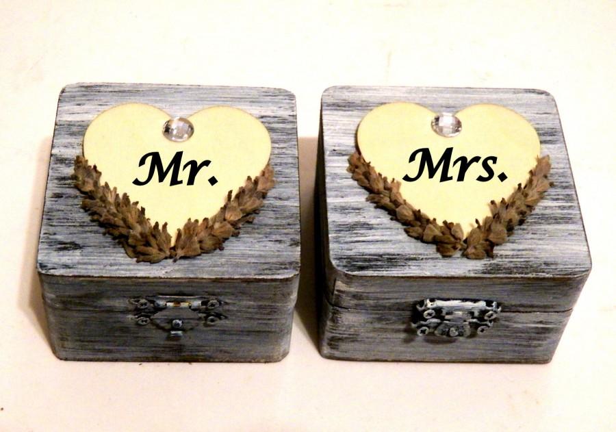Свадьба - Personalized Proposal Box, Bride Ring Box, Wedding Ring Box, Bride Groom Box, Mr Mrs Ring Box, Personalized Couple Ring Box, Mr Mrs Box - $39.00 EUR