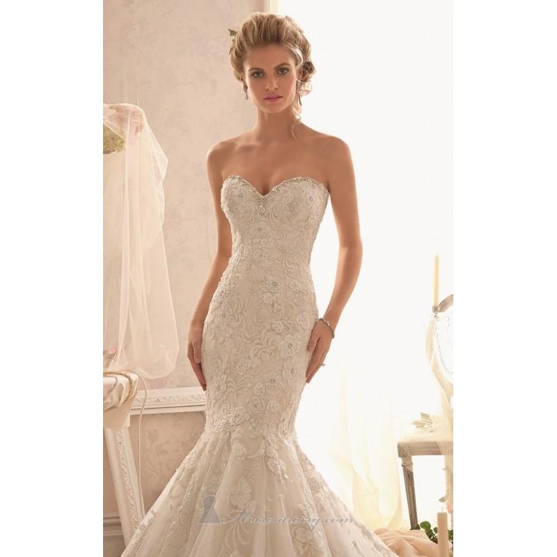 Wedding - Mermaid Venise Net Lace Gown by Bridal by Mori Lee - Color Your Classy Wardrobe