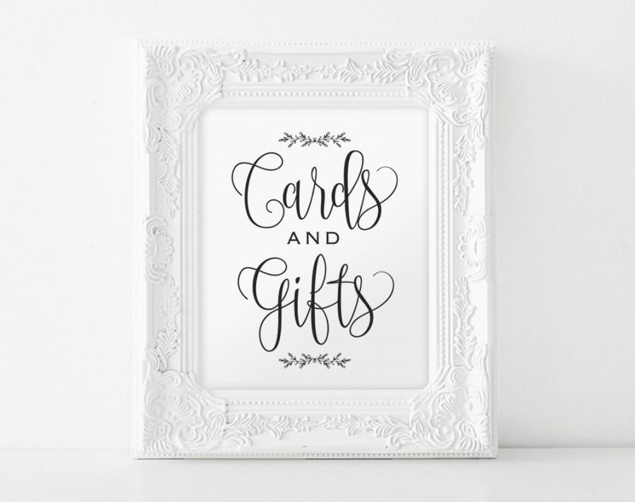 Cards And Gifts Sign Gift Table Sign Cards And Gifts Printable Wedding Template Rustic Wedding Sign Instant Download Bpb202 40 2681660 Weddbook