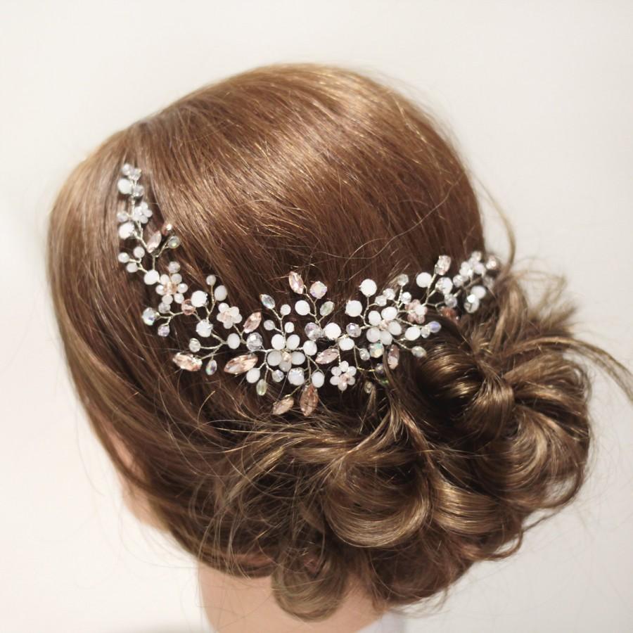 Hochzeit - Bridal Hair Vine. Wedding Hair Piece. Bridal Haedpiece. Wedding Haedpiece. Wedding Hair Vine. Bridal Ornament. Wedding Ornament.