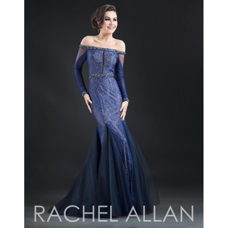 Mariage - Navy Rachel Allan Couture 8113  Rachel ALLAN Couture - Elegant Evening Dresses