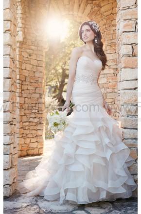 زفاف - Essense of Australia Ruffled Wedding Dress With Ruched Bodice Style D2155