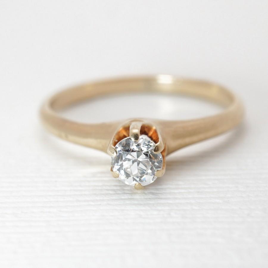 Hochzeit - Vintage Engagement Ring 