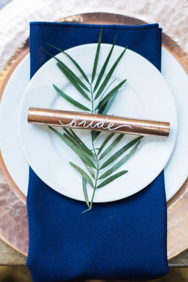 Wedding - Natural Woodsy And Copper Wedding Inspiration 