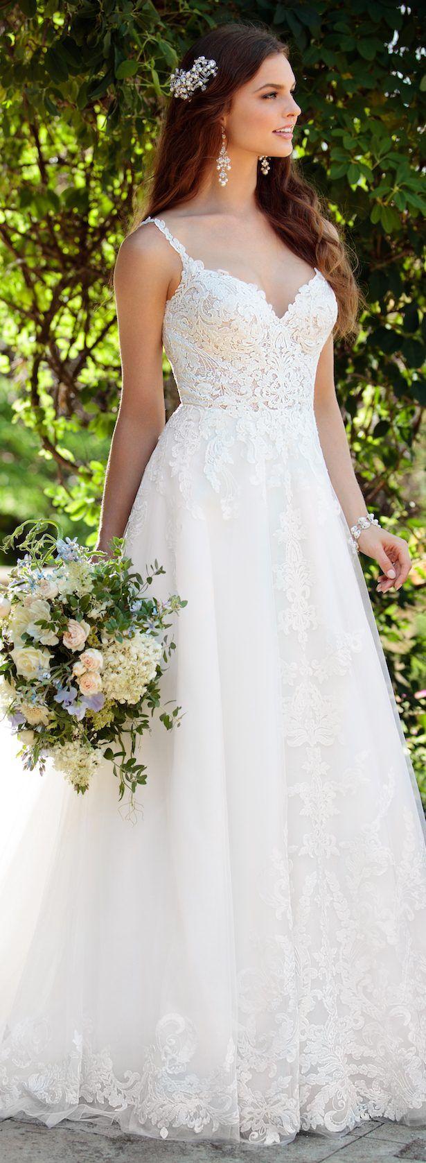 Hochzeit - Wedding Dress By Essense Of Australia Spring 2017 Bridal Collection