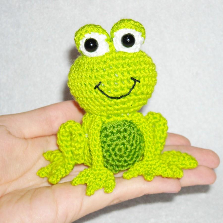 Wedding - Crochet frog little green frog amigurumi frog fairy tail frog doll frog stuffed animal frog plush frog baby nursery kawaii  kiss the frog