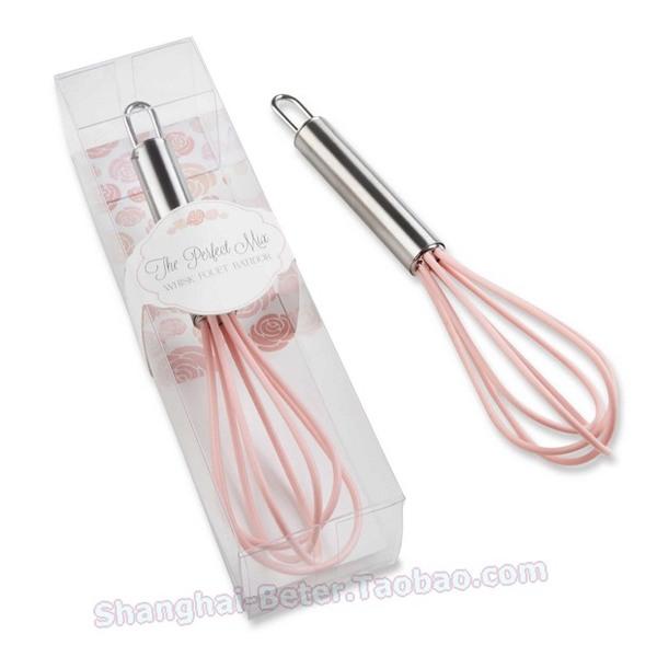 Wedding - Beter Gifts® "The Perfect Mix" Pink Kitchen Whisk BETER-WJ100