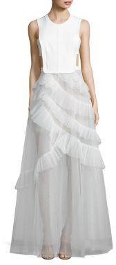زفاف - BCBGMAXAZRIA Avalon Open-Back Gown