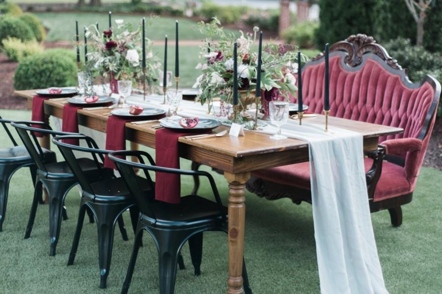 Wedding - Romantic Chiffon Table Runner