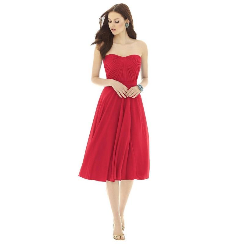 Mariage - Flame Alfred Sung Bridesmaids by Dessy D726 - Brand Wedding Store Online