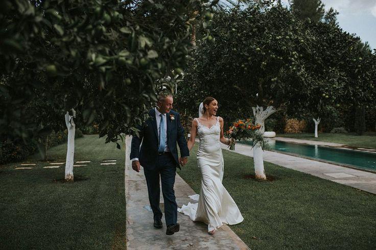Hochzeit - Stylish Atzaró Ibiza Destination Wedding With Watters Cora Bridal Gown
