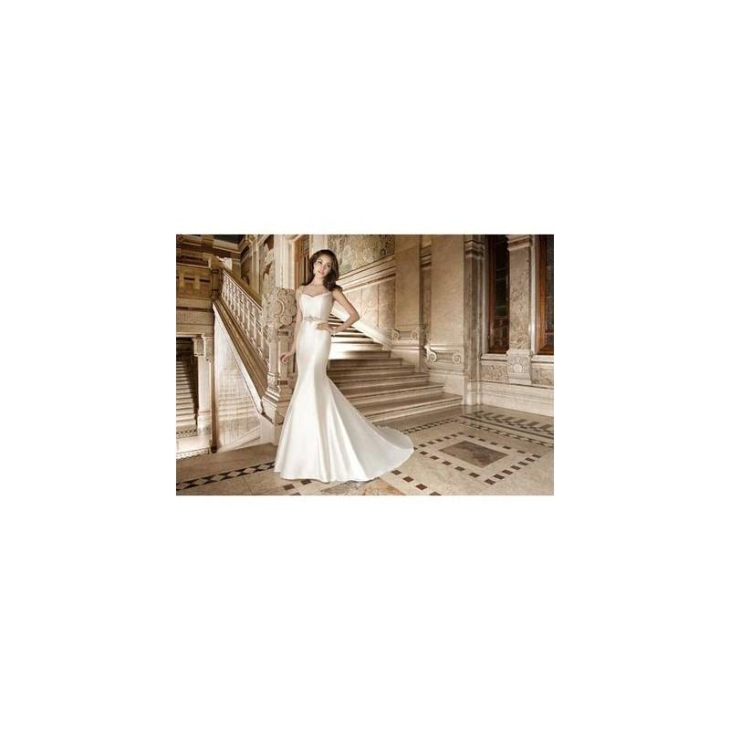 Свадьба - Vestido de novia de Demetrios Modelo 3228 - 2015 Evasé Tirantes Vestido - Tienda nupcial con estilo del cordón