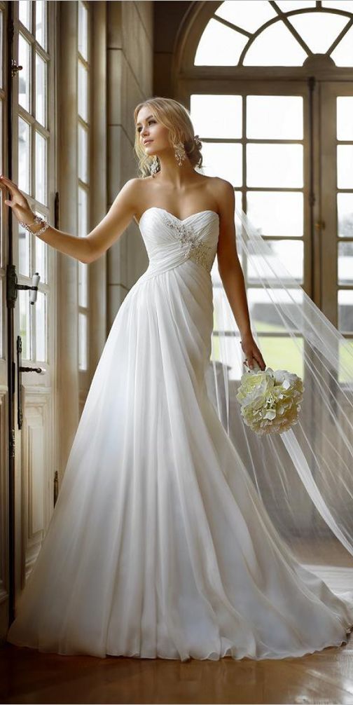 Свадьба - 50 SIMPLE WEDDING DRESSES FOR YOU