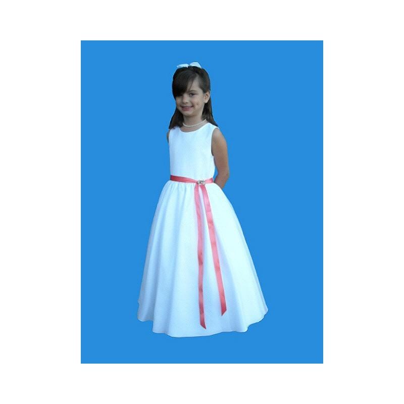 Mariage - White Rosebud Fashions Flower Girl 5109 Rosebud Fashions - Rich Your Wedding Day
