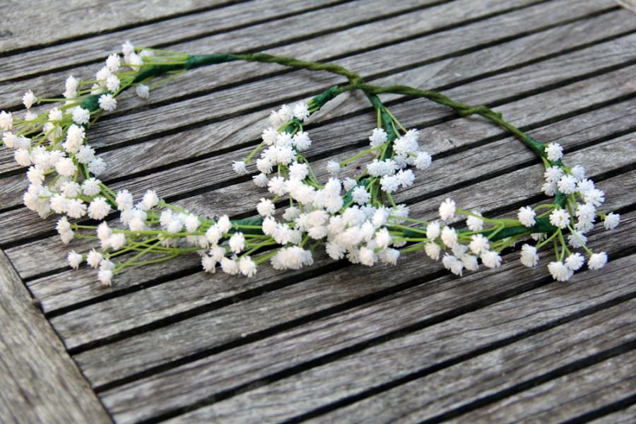 Mariage - Baby's Breath Crown