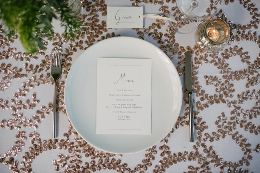 Mariage - NEW Rose Gold Vine Sequin Table Runners