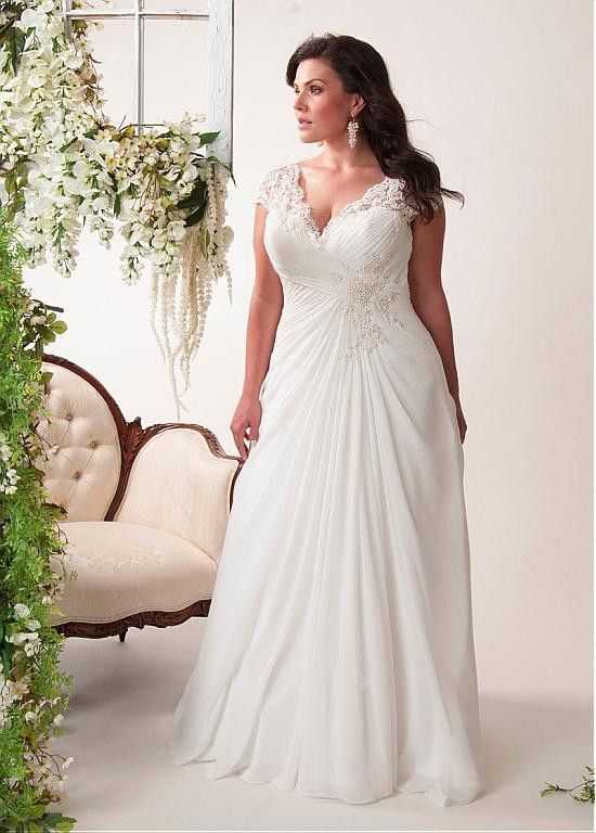 Mariage - Elegant Applique Wedding Dress