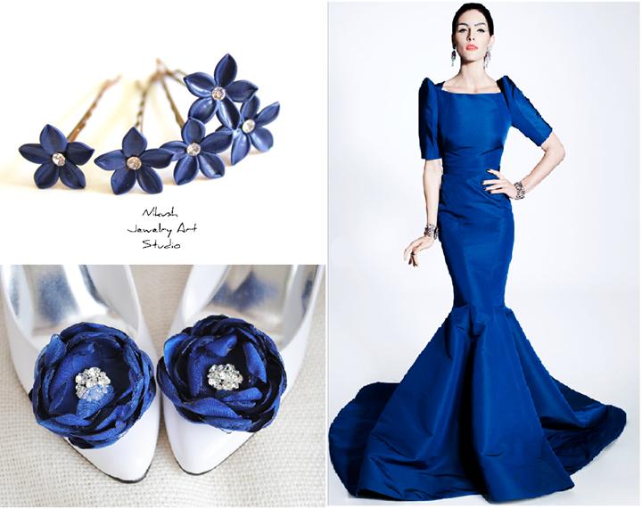 Mariage - White and blue wedding: the dignity and ...