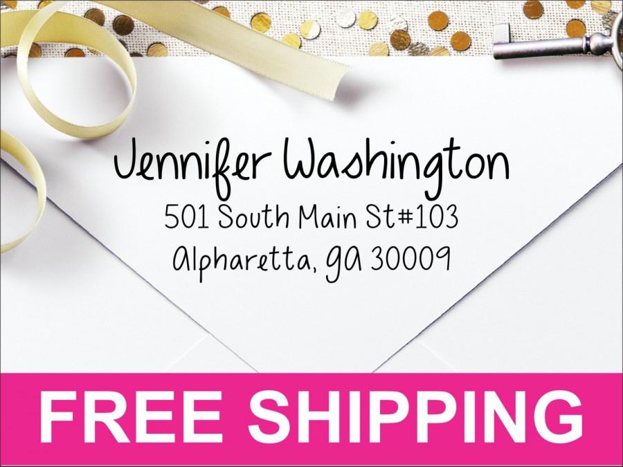 Mariage - Personalized Self Inking Return Address Stamp KGLU2770NL - Perfect  Housewarming or Wedding Gift!