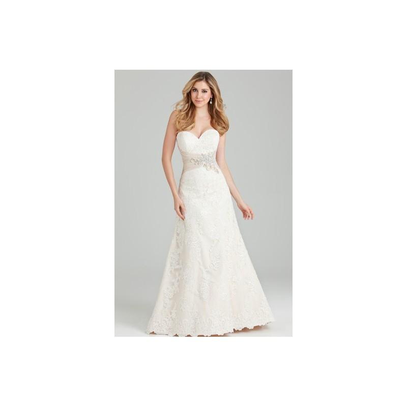 Hochzeit - Allure Romance 2569 - Fall 2012 Allure A-Line Full Length Sweetheart Ivory - Nonmiss One Wedding Store